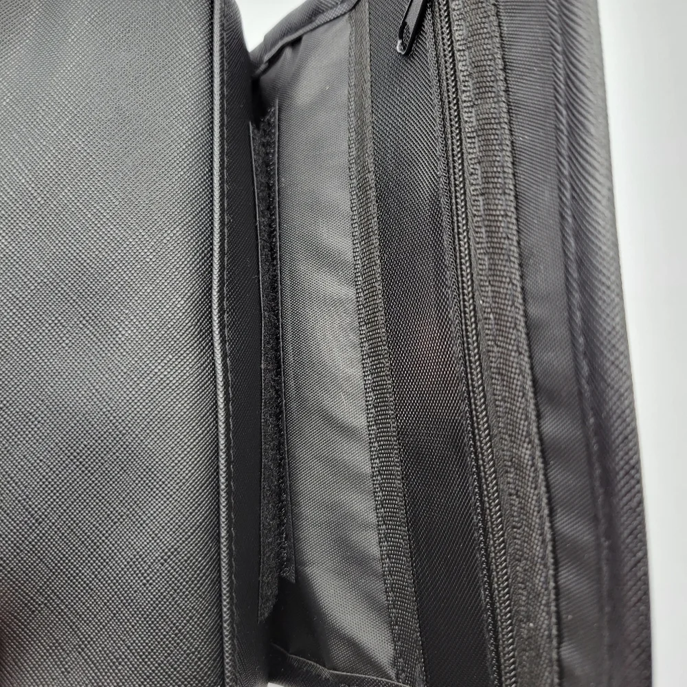 New Crux Directly Brisker Black Pencil Cosmetic Case Pouch